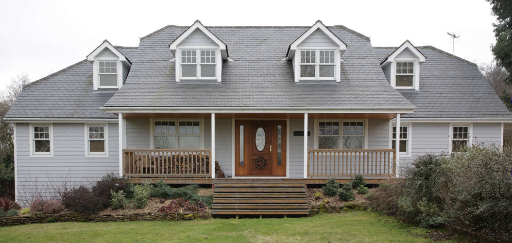 New England style house - front  view